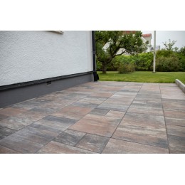 Pilka/Balta/Rusva Bender City Stormix multisize 60 mm betono plytelė, Benders