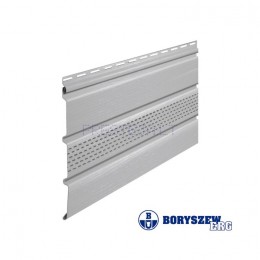 Perforuotas profilis pakalimui SOFFIT Pilkas, 3.39 m x 0.305 m, Boryszew