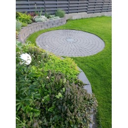 Grafito Bender Megastone 100 rund 360x200x100 mm betono blokas, Benders I Prestėja