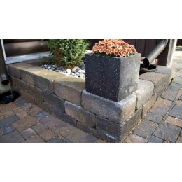 Raudona marga Bender Labyrint antik Maxi 350x210x140 mm betono blokas, Benders I Prestėja