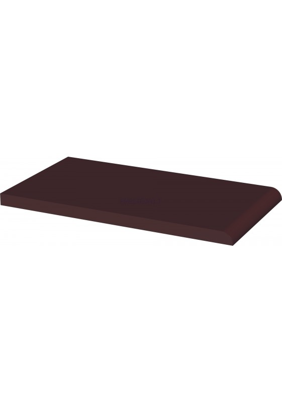 24.5 x 13.5 x 1.1 cm NATURAL BROWN PARAPET, klink. palangė, Ceramika Paradyz I Prestėja