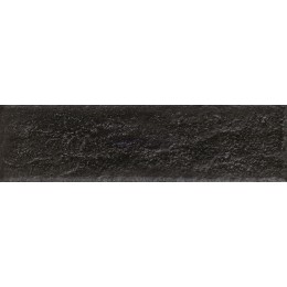 24.5 x 6.6 x 0.7 cm SCANDIANO NERO STR, klink. plytelė, Ceramika Paradyz I Prestėja