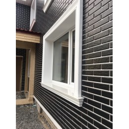 24.5 x 6.6 x 0.7 cm SCANDIANO NERO STR, klink. plytelė, Ceramika Paradyz I Prestėja