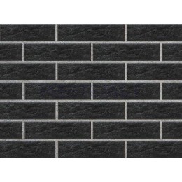 24.5 x 6.6 x 0.7 cm SCANDIANO NERO STR, klink. plytelė, Ceramika Paradyz I Prestėja