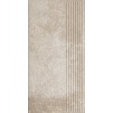 60 x 30 x 1.1 cm VIANO BEIGE STOP PROSTA STR, klink. pakopa, Ceramika Paradyz I Prestėja