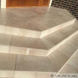 60 x 30 x 1.1 cm VIANO BEIGE STOP PROSTA STR, klink. pakopa, Ceramika Paradyz I Prestėja