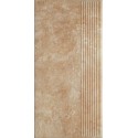 60 x 30 x 1.1 cm ILARIO BEIGE STOP PROSTA STR, klink. pakopa, Ceramika Paradyz I Prestėja