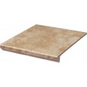 33 x 30 x 1.1 cm ILARIO BEIGE STOP PROSTA KAP, klink. pakopa, Ceramika Paradyz I Prestėja