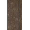 60 x 30 x 1.1 cm ILARIO BROWN STOP PROSTA STR, klink. pakopa, Ceramika Paradyz I Prestėja