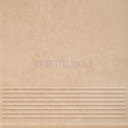 30x30x0.85 cm MATTONE SABBIA BEIGE STOP PROSTA, klink. pakopa, Ceramika Paradyz I Prestėja