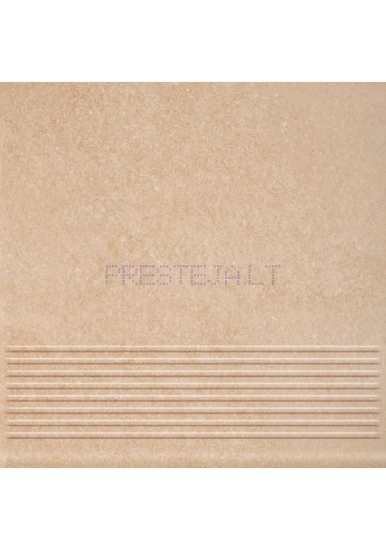 30x30x0.85 cm MATTONE SABBIA BEIGE STOP PROSTA, klink. pakopa, Ceramika Paradyz I Prestėja