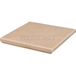 33x33x1.1  cm MATTONE SABBIA BEIGE STOP PROSTA KAP, klink. kampinė pakopa, Ceramika Paradyz I Prestėja