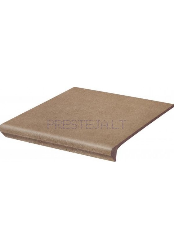 30x33x1.1  cm MATTONE SABBIA BROWN STOP PROSTA KAP, klink. pakopa, Ceramika Paradyz I Prestėja