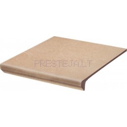 30x33x1.1  cm MATTONE SABBIA BEIGE STOP PROSTA KAP, klink. pakopa, Ceramika Paradyz I Prestėja