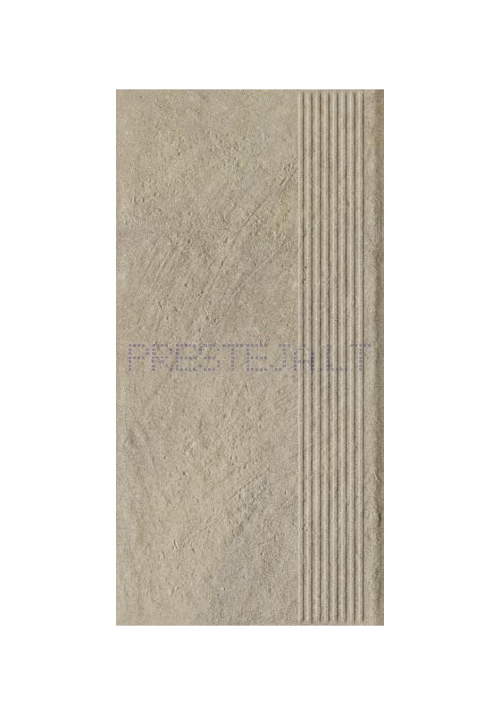 60 x 30 x 0.85 cm EREMITE CREMA STR MAT, klink.  pakopa, Ceramika Paradyz