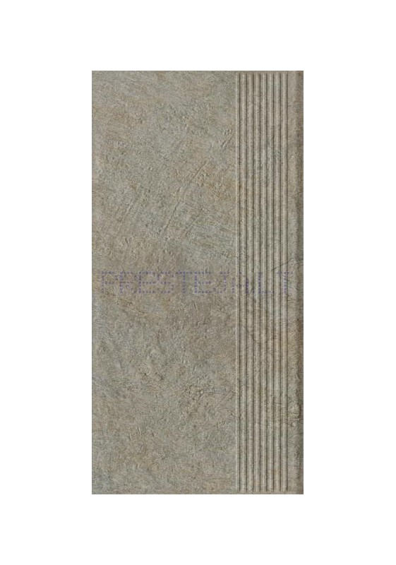 60 x 30 x 0.85 cm EREMITE TAUPE STR MAT, klink. pakopa, Ceramika Paradyz