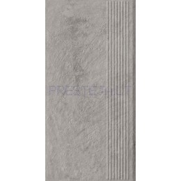 60 x 30 x 0.85 cm CARRIZO GREY STOP PROSTA STR MAT, klink. pakopa, Ceramika Paradyz