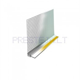 PROFSTAR PVC popalanginis profilis su armuojančiu 145g/m2 tinkleliu, 6x2400 mm I PRESTĖJA