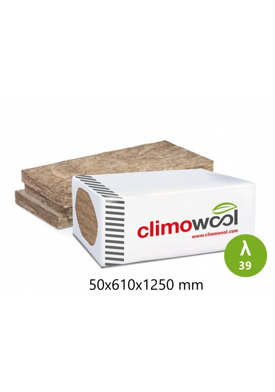 Vata plokštinė Climowool Board M39 50x610x1250mm