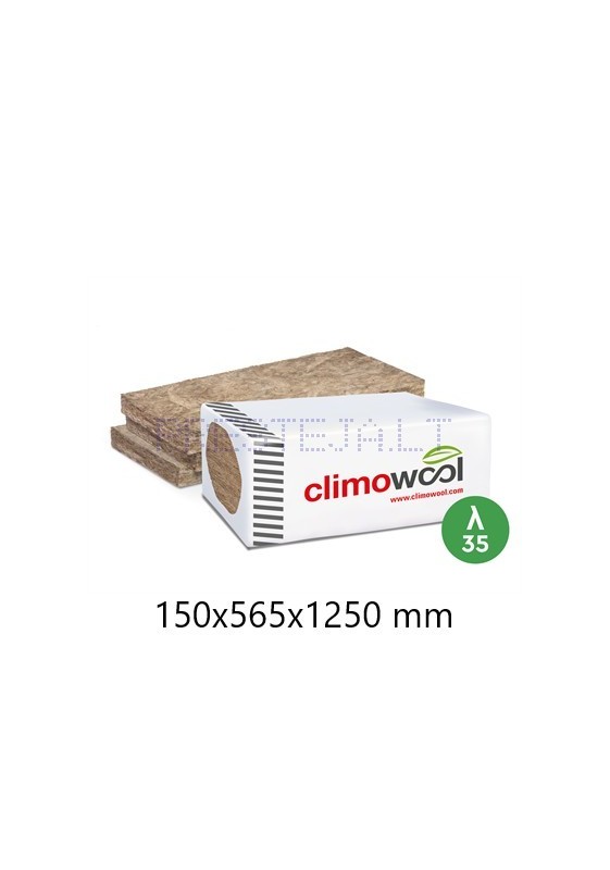 Mineralinė vata CLIMOWOOL BOARD TW35, 150x565x1250 mm- Prestėja