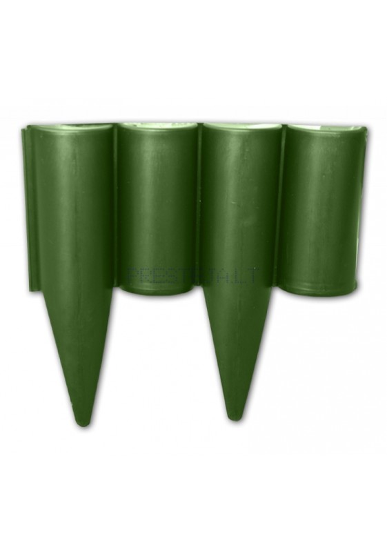 Plastikinė tvorelė Palgarden, 2.5 m, žalia, BRADAS