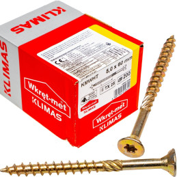 Medsraigtis įleidžiamas TORX galva 3x30/16-ZnG KMWHT/WKCS,WKRET-MET, 500 vnt.