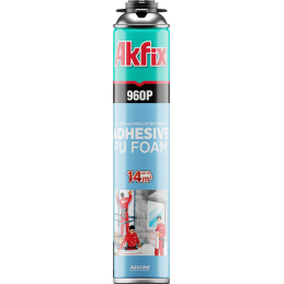 960P PU Klijuojančios Putos 750 ml, Akfix I Prestėja