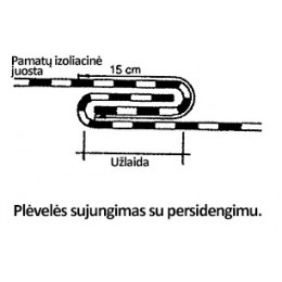 amatų izoliacinė plėvelė CONFOL Alfa 300, 0,365m x 50m, Conkret