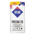 POSTAR 20, 25 kg, cementinis skiedinys, greitai stingstantis (10-80 mm), Atlas